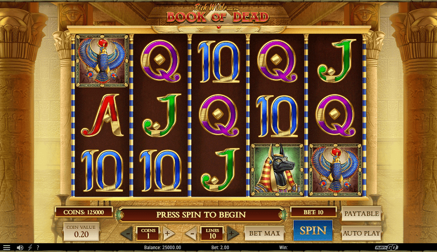 book of dead slot