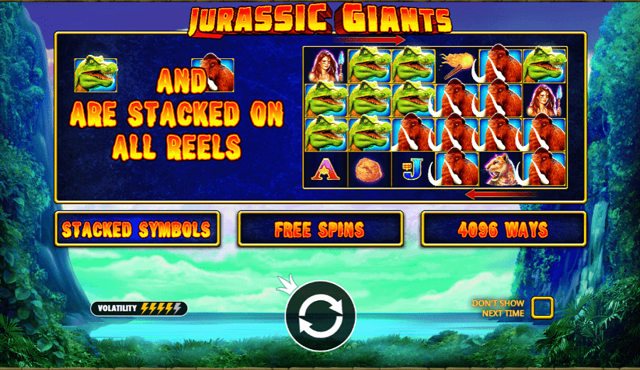 jurassic giant slot